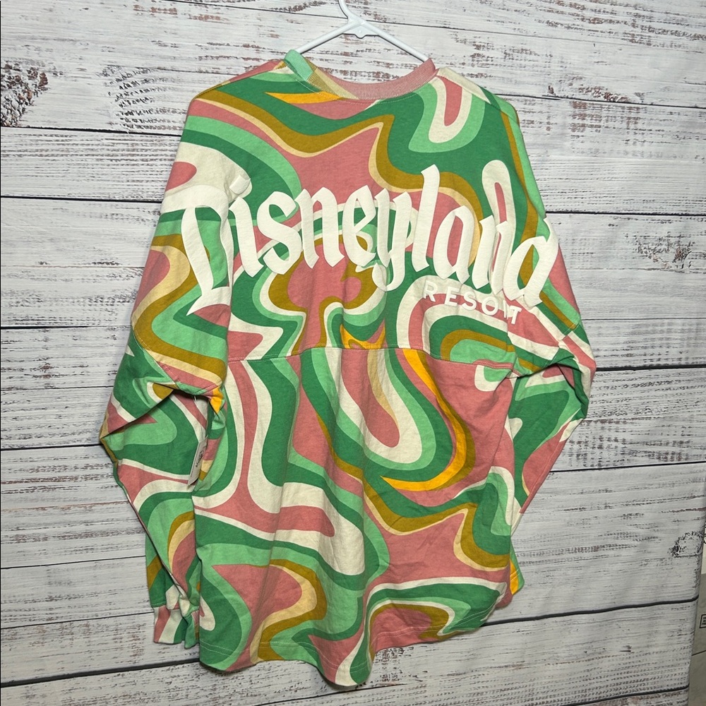Disney spirit Jersey Multicolor Swirl Long Sleeve Tee - Picture 5 of 10